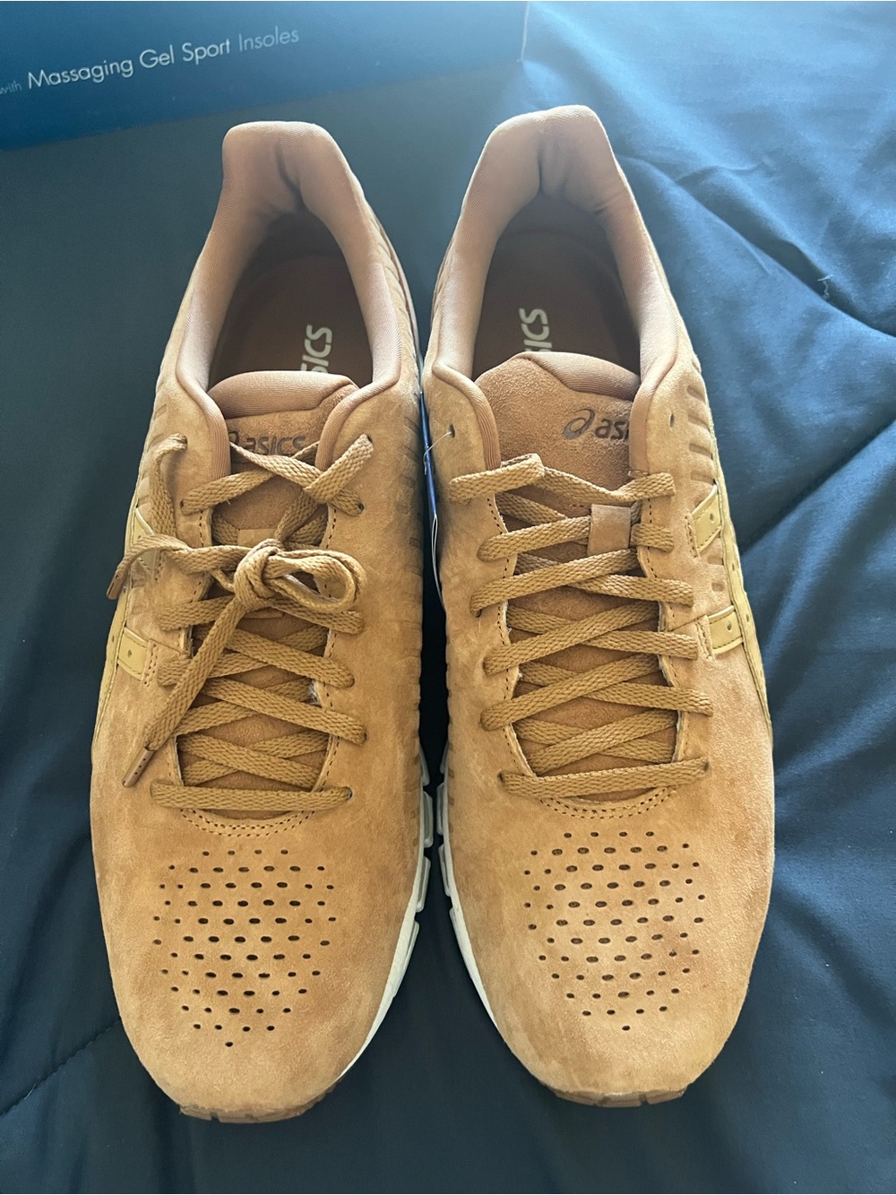 ASICS Men's Suede Sneakers in Tan/Brown